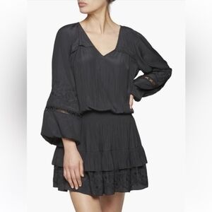 🖤🔹️Ramy Brook🔹️black Sabina Mini Dress